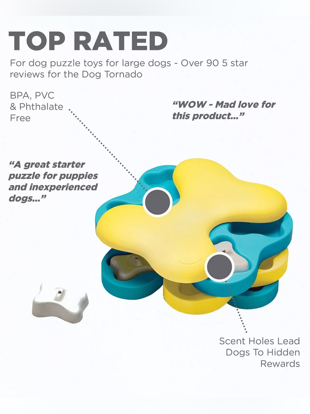 Interactive Stackable Puzzle Toy - Yellow & Blue* - Picture 2 of 5